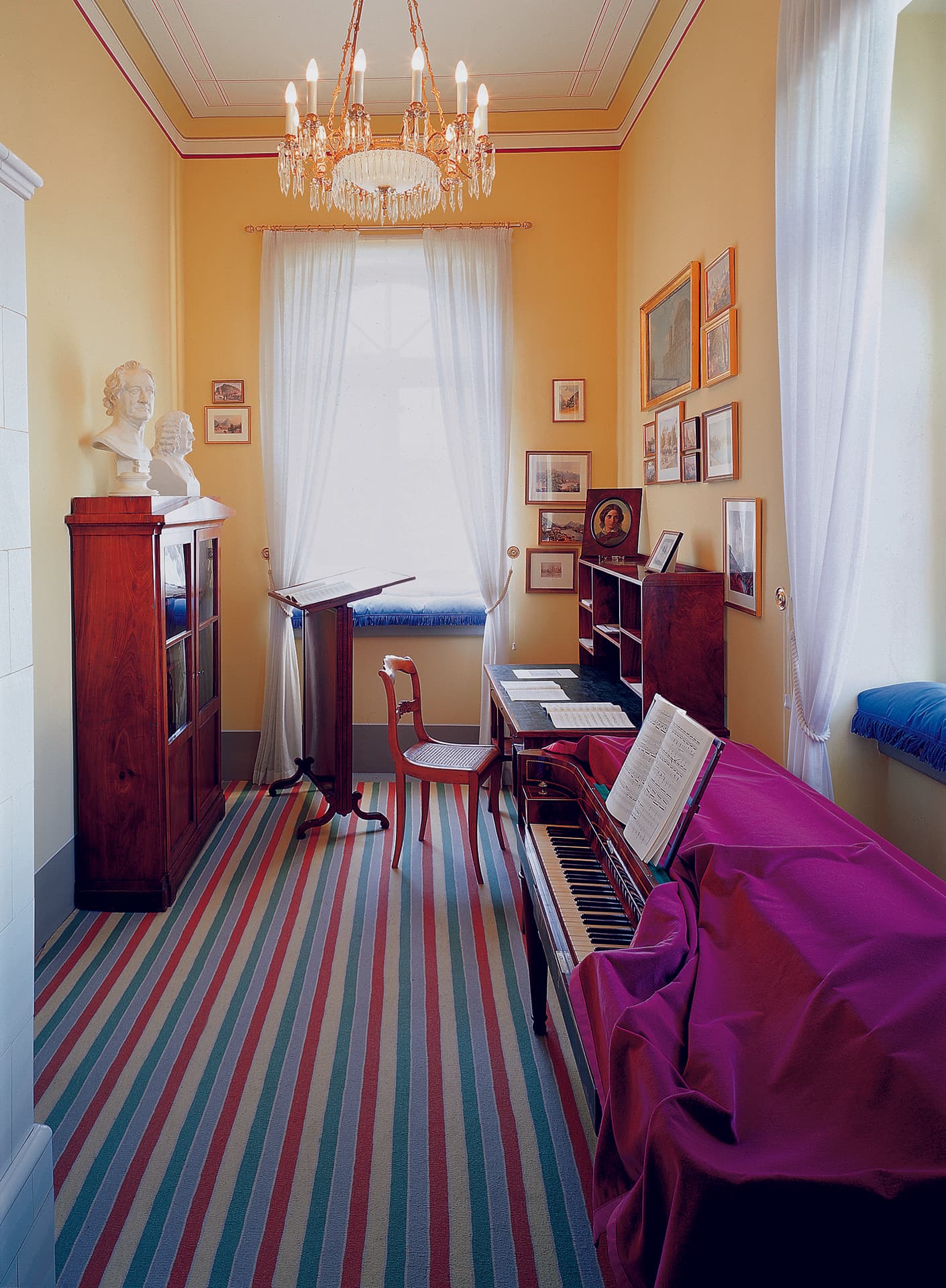 Eine Fotografie von Gert Mothes Mendelssohnhaus, Arbeitszimmer